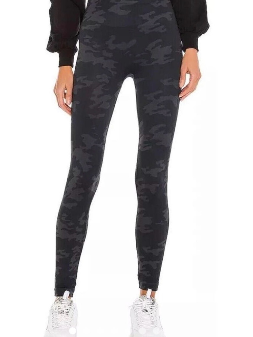 SPANX Women's Look At Me Now Seamless Leggings - Medium - Black Camo